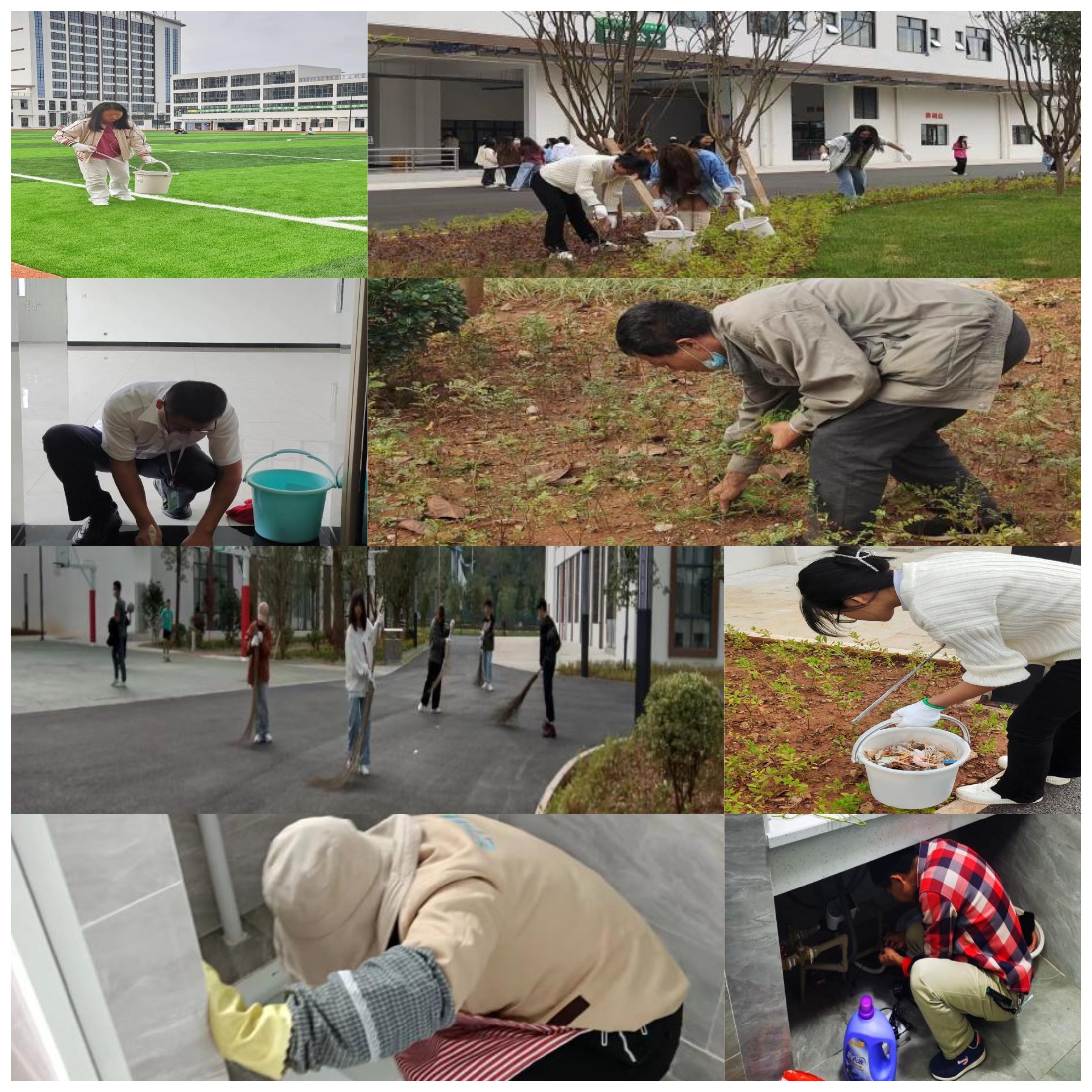 云南农业职业技术学院云安产业学院 “喜迎二十大”之美丽校园你我他活动